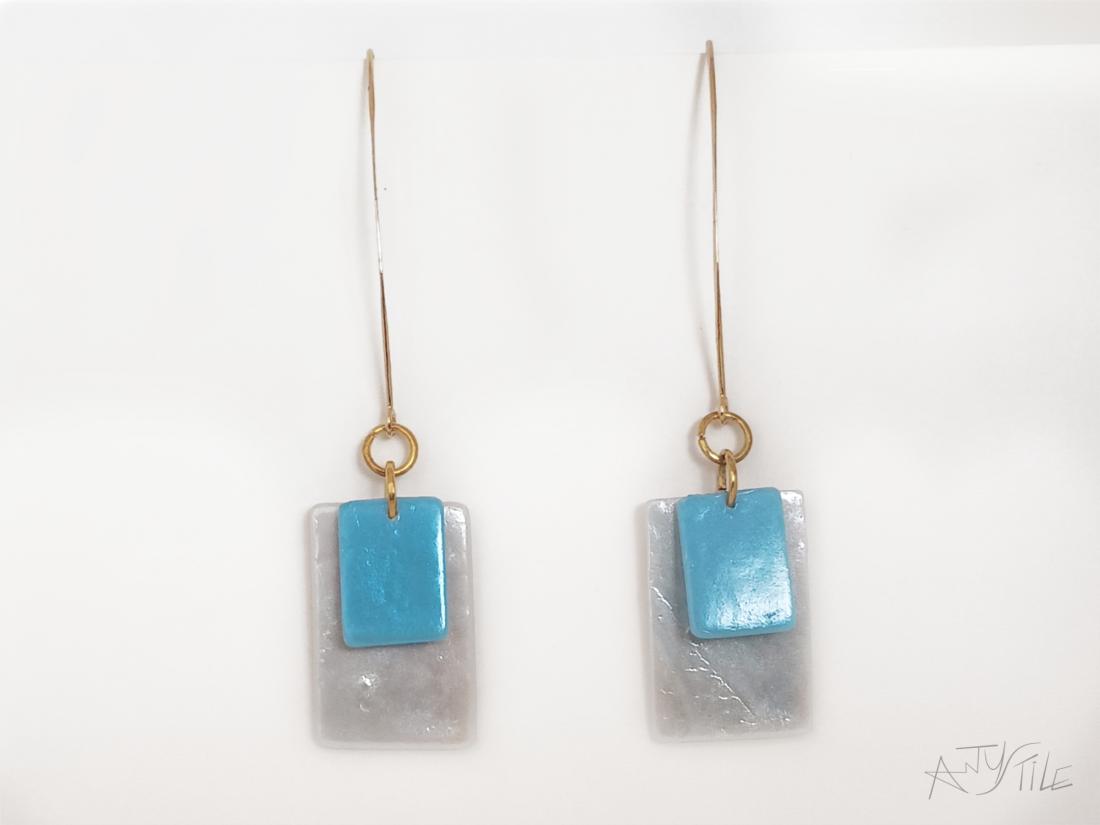 Boucles d'oreilles création originale