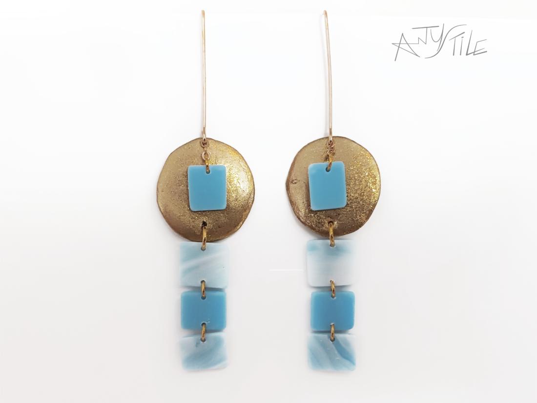 Boucles d'oreilles création originale