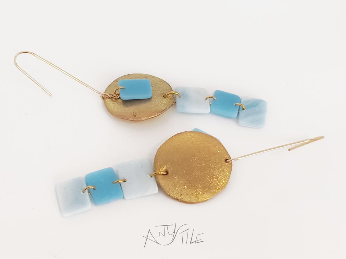 Boucles d'oreilles création originale