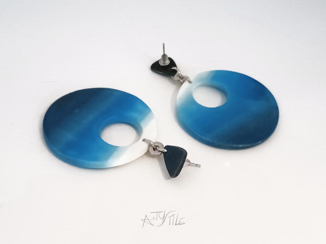 Boucles d'oreilles création originale